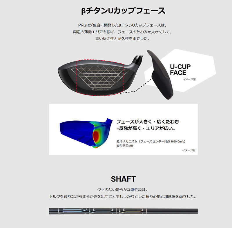 PRGR（プロギア） スーパー エッグ ドライバー 高反発モデル（Super