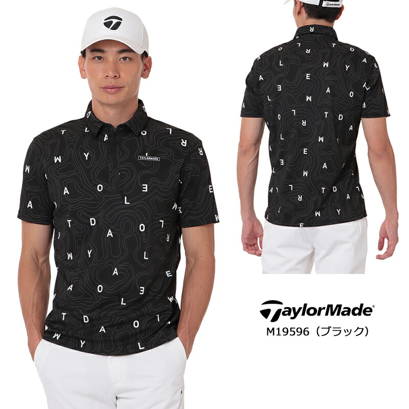 テーラーメイド ゴルフ メンズ レターグラフィック S/S ポロシャツ 
