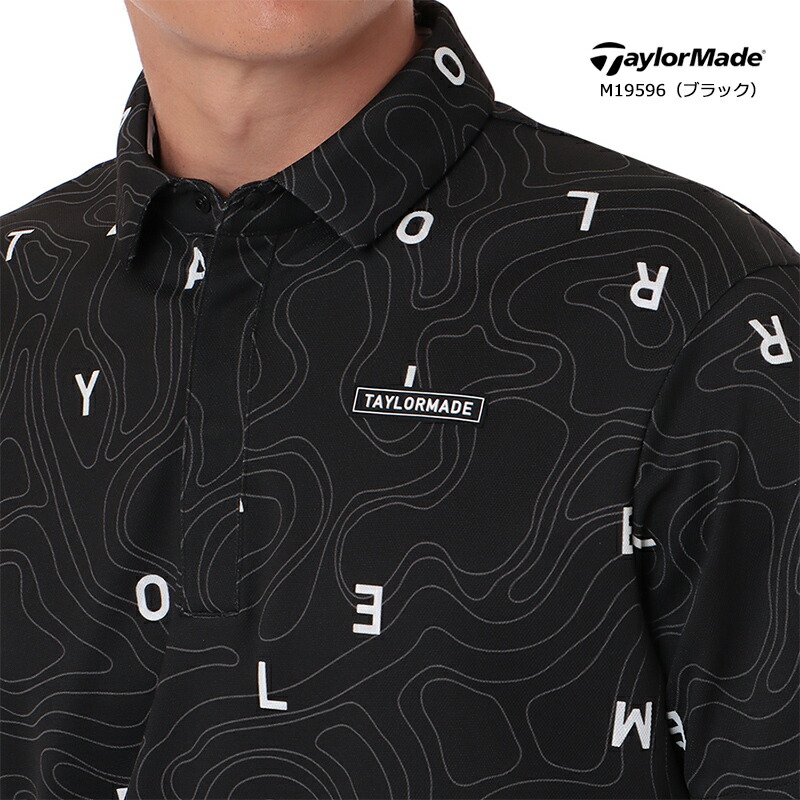 テーラーメイド ゴルフ メンズ レターグラフィック S/S ポロシャツ 