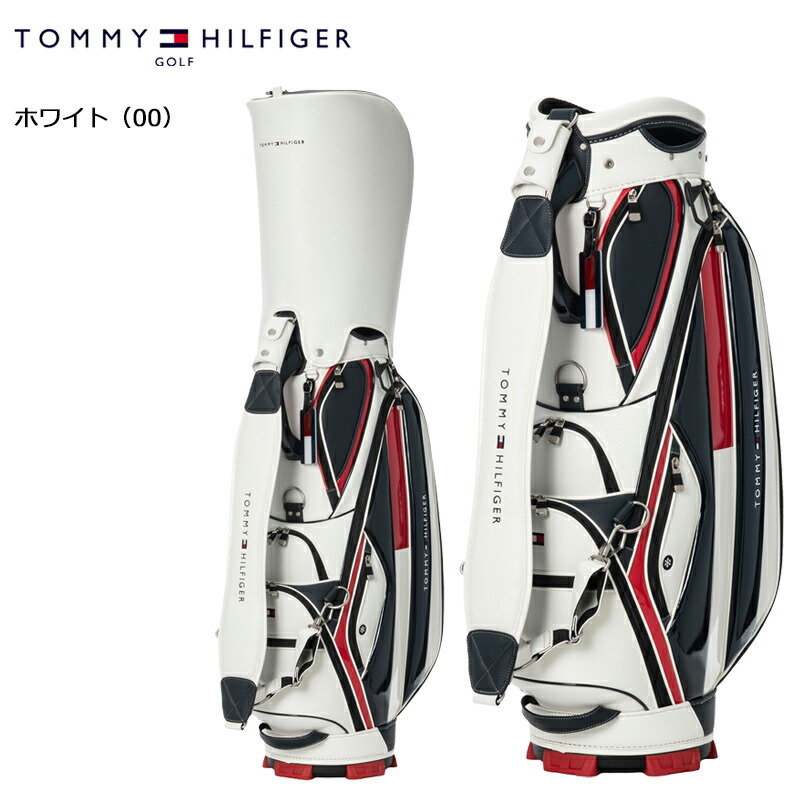 トミーミルフィガー　キャディーバック　ゴルフ トミーヒルフィガー ゴルフ キャディバッグ エナメルスポーツ TOMMY