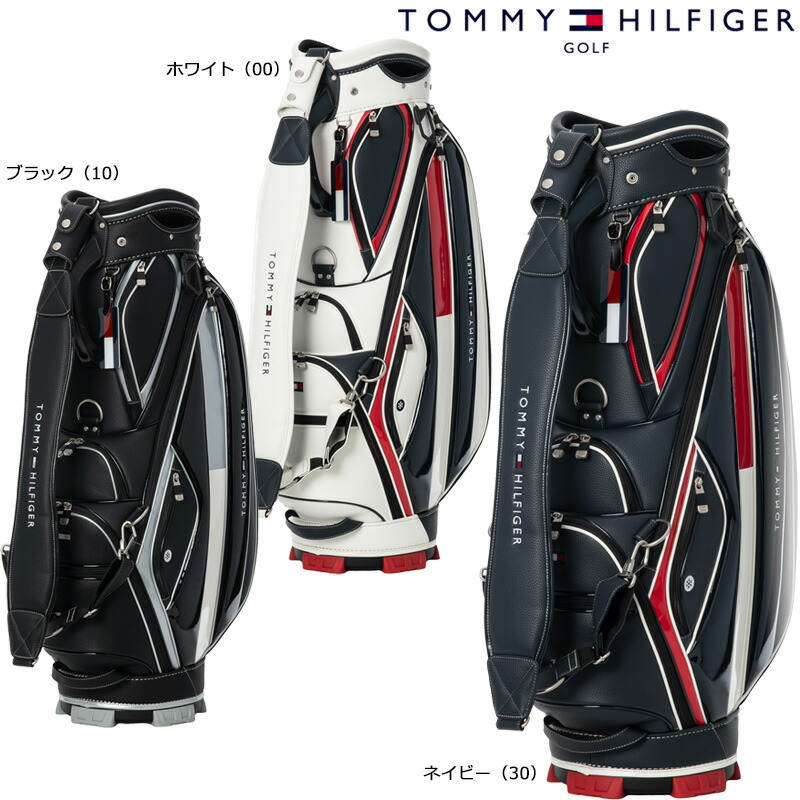 トミーミルフィガー　キャディーバック　ゴルフ トミーヒルフィガー ゴルフ キャディバッグ エナメルスポーツ TOMMY