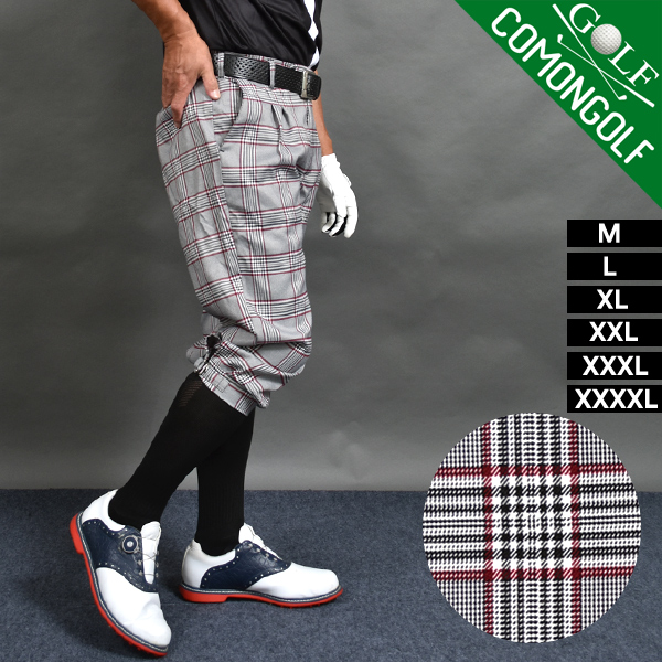 COMONGOLF ゴルフウエア メンズ 春 夏 パンツ ニッカボッカ