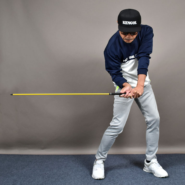 ⛳　ゴルフ練習用具４点セット　スイングバット　スピードスティック　スコアUP como!come! ゴルフ練習器具 素振り ソフト スイングスティック