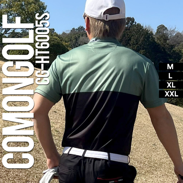 COMONGOLF（コモンゴルフ） ゴルフウェア メンズ 半袖 夏 モックネック