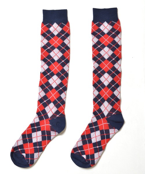 ゴルフウェア ソックス メンズ 秋 冬 オーバーニー ゴルフソックス アーガイル 秋冬 18 If Cgsox2 If Cgsox2 メンズゴルフウェアサンタリート 通販 Yahoo ショッピング
