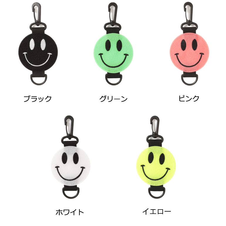 入荷now 口コミ ゴルフ ニコちゃん スマイル ゴルフ用品 グローブホルダー アイドル