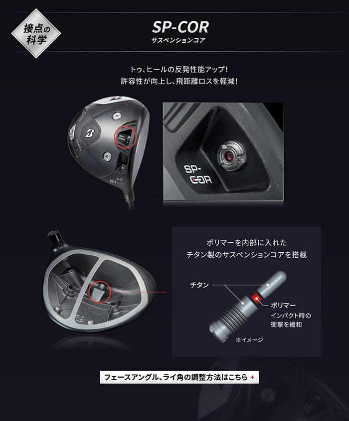 ゴルフクラブ カスタム ブリヂストン B1ST ドライバー SPEEDER NX BLACK スピーダーNX フジクラシャフト 特注 BS 24モデル Bシリーズ｜golfya72｜09