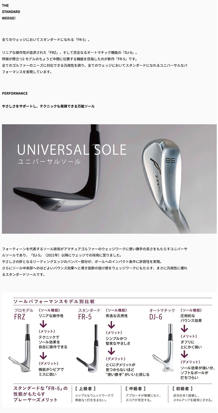 golfさま専用ページ FOURTEEN ゴルフクラブ フォーティーン ウェッジ 25モデル FR-5