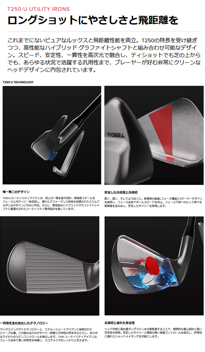 Titleist（タイトリスト） カスタム TITLEIST T250U ユーティリティ