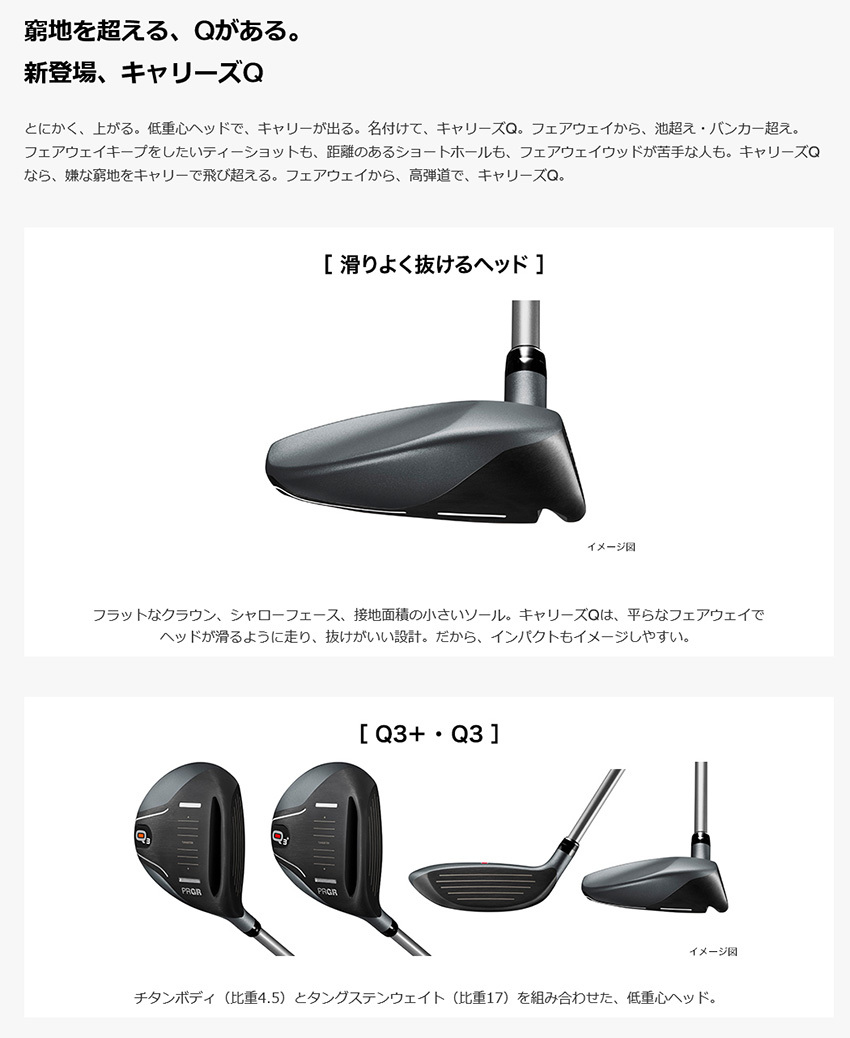 カスタム Carrys Q キャリーズキュー Q4 Q5 ユーティリティ UT 