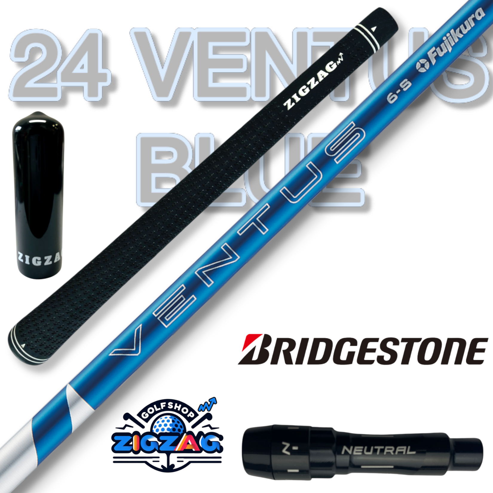 フジクラシャフト 24ベンタスブルー ブリヂストンスリーブ付きシャフト