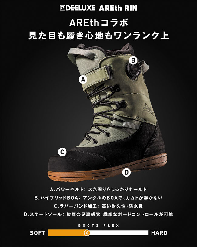 DEELUXE（ディーラックス） 予約 DEELUXE AREth RIN CTF メンズ