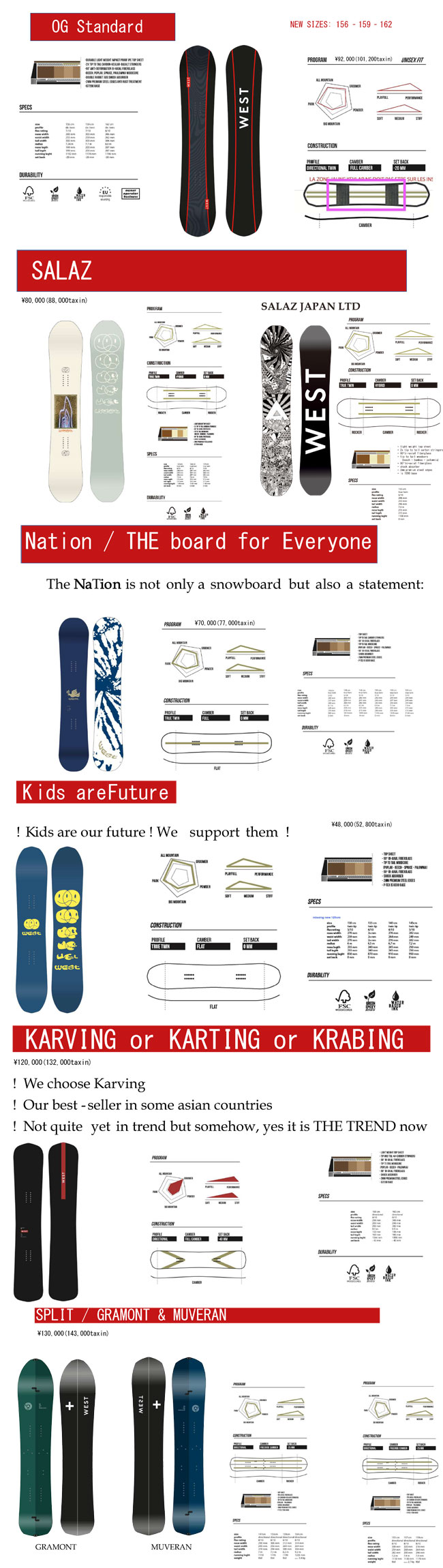 ウエスト スノーボード WEST SNOWBOARD LA HACHE 24-25 ラ ハッチェ スノーボード スノボ スノボー 板 キャンバー  オールラウンド : weat-la-hache : GOLGODAヤフーショップ - 通販 - Yahoo!ショッピング