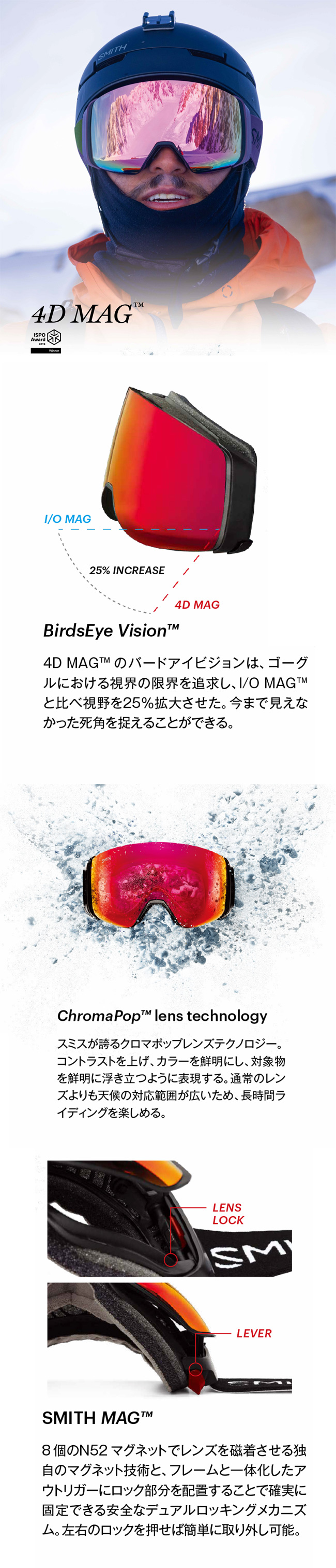 SMITH（スミス） ゴーグル 4D MAG ROYAL NAVY 25-26 フォーディマグ