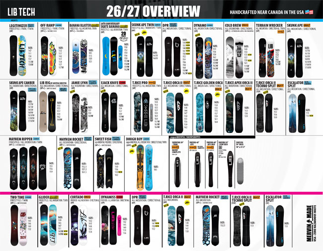 予約 リブテック LIBTECH T.RICE GOLDEN ORCA オルカ 26-27