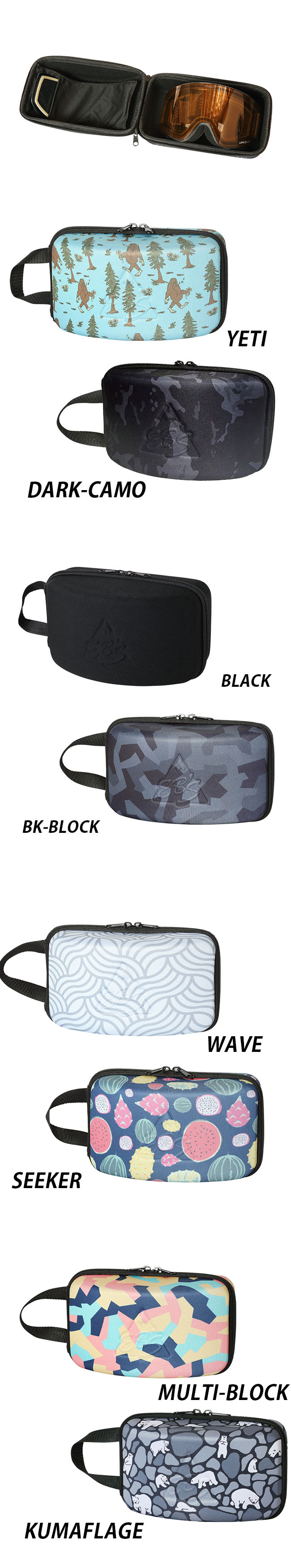 eb's（エビス） ゴーグルケース GOGGLE CASE スノーボード ゴーグル