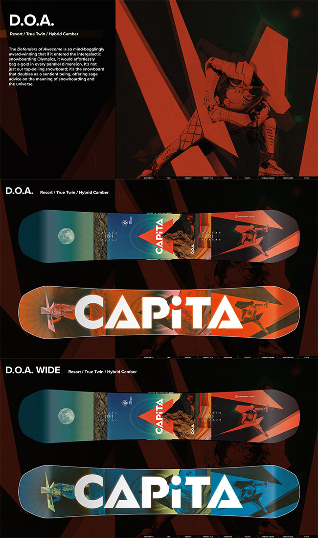 CAPiTA 予約 キャピタ CAPITA DOA ディーオーエー D.O.A. メンズ 26-27