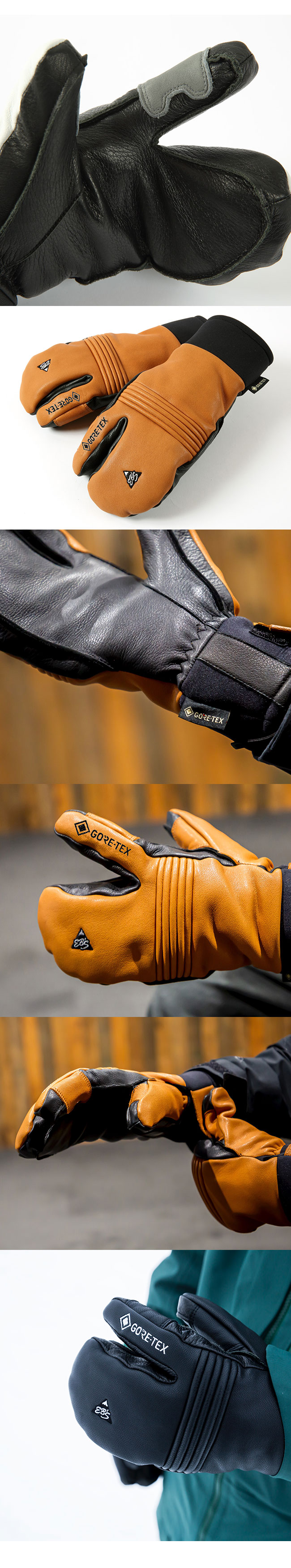 eb's（エビス） eb's ロブスター LOBSTER 本革 GORE-TEX 3本指