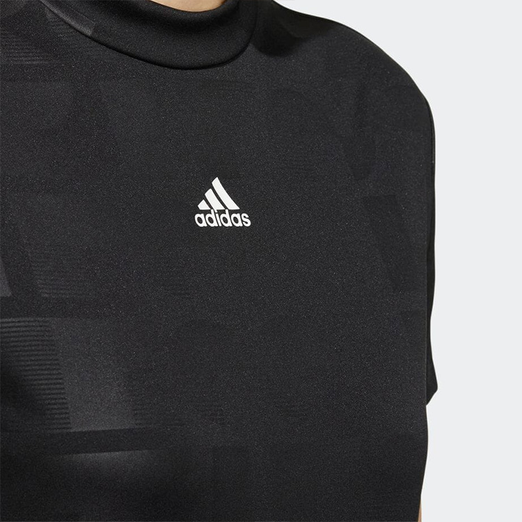 adidas アディダス ゴルフ エンボスプリントS/Sモックネック
