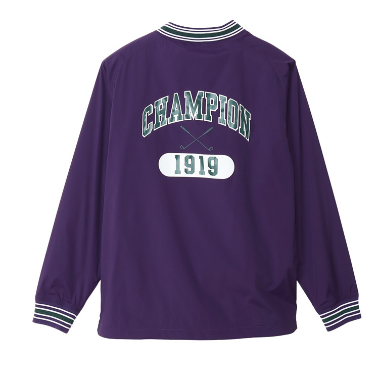 Champion - 新品 M champion ゴルフ Vネック ジャケット プロ使用モデル 黄 Champion チャンピオン ゴルフ Vネック プルオーバージャケット