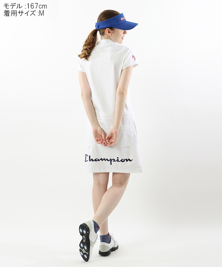 セットアッ チャンピオン ゴルフ ワンピースドレス レディース 22年春夏モデル Cw Vg301 Golkin Paypay