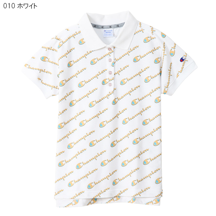 Champion チャンピオン ゴルフ ポロシャツ 総柄プリント