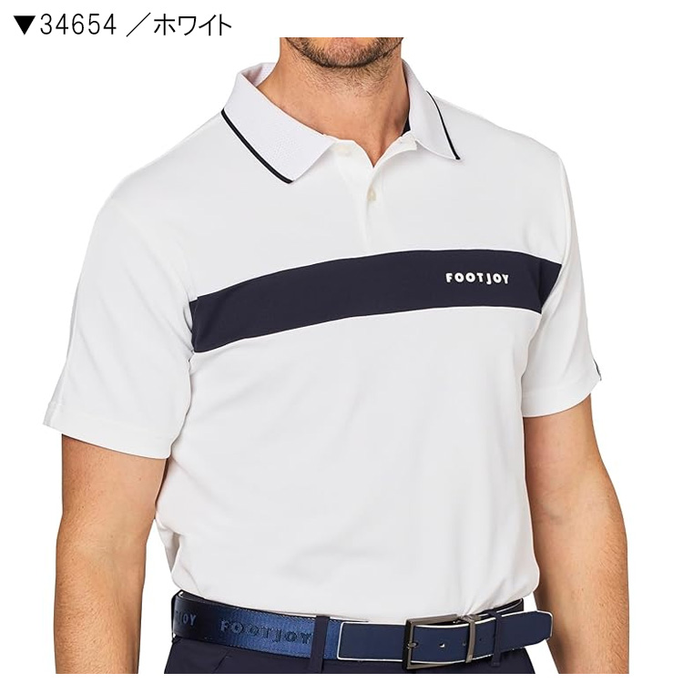 FootJoy（フットジョイ） メンズ チェストライン半袖ポロ FJ-S25-S02