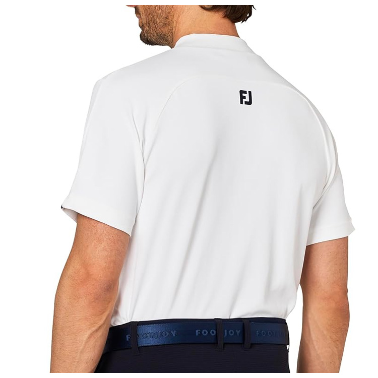 FootJoy（フットジョイ） メンズ バイカラー半袖モックネックシャツ FJ