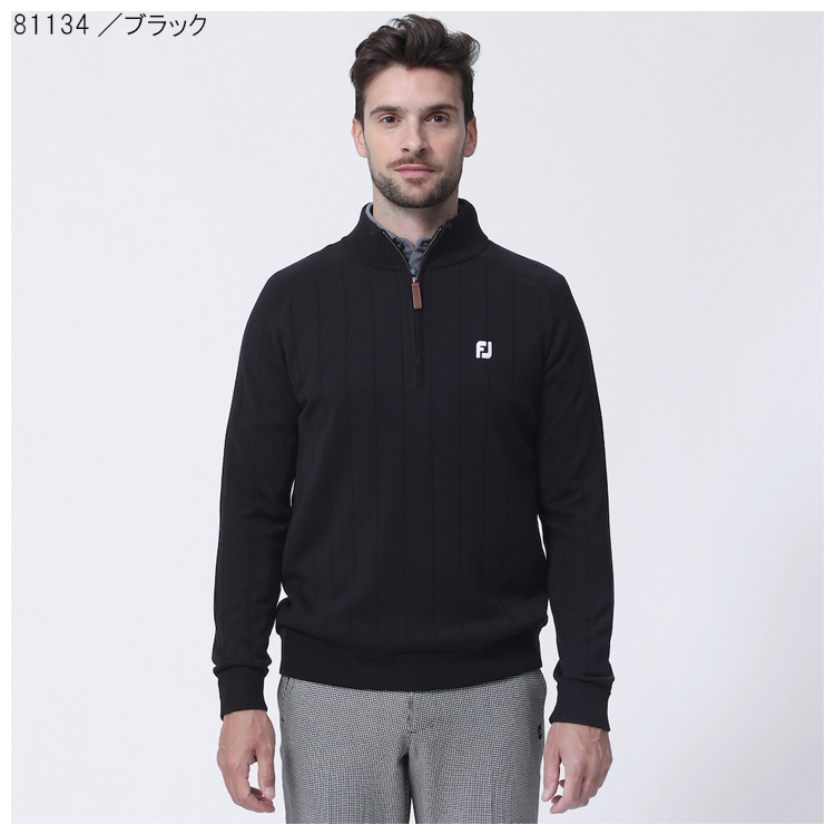 FootJoy フットジョイ メンズ ウール混ドロップニードルライン