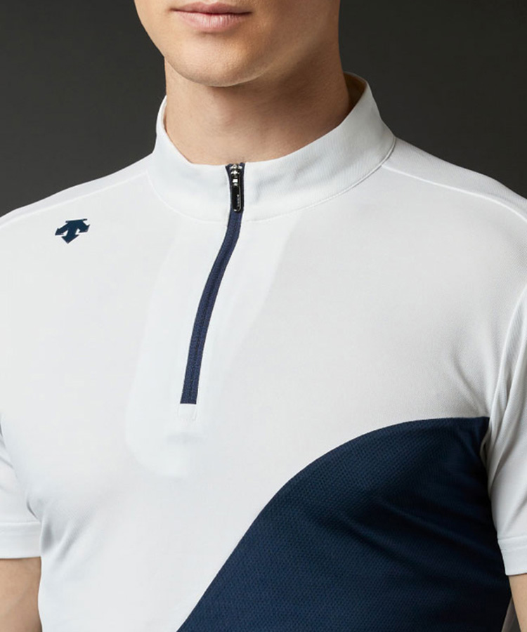 DESCENTE - 新品　DESCENTE GOLF ポロシャツ M デサント ゴルフ DESCENTE GOLF 【美品】デサントゴルフ 半袖ポロシャツ ライト