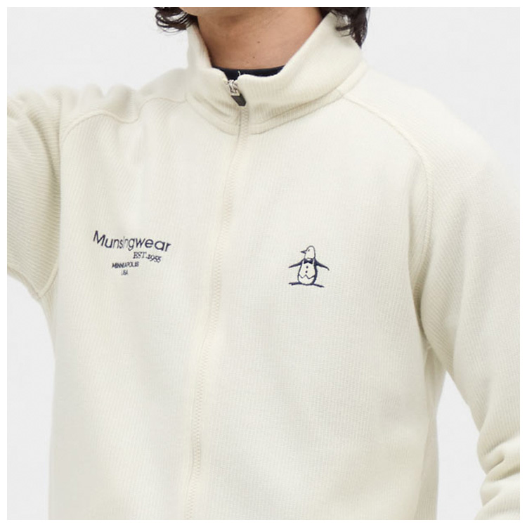 Munsingwear（マンシングウェア） メンズ 吸湿発熱 スタンドカラー