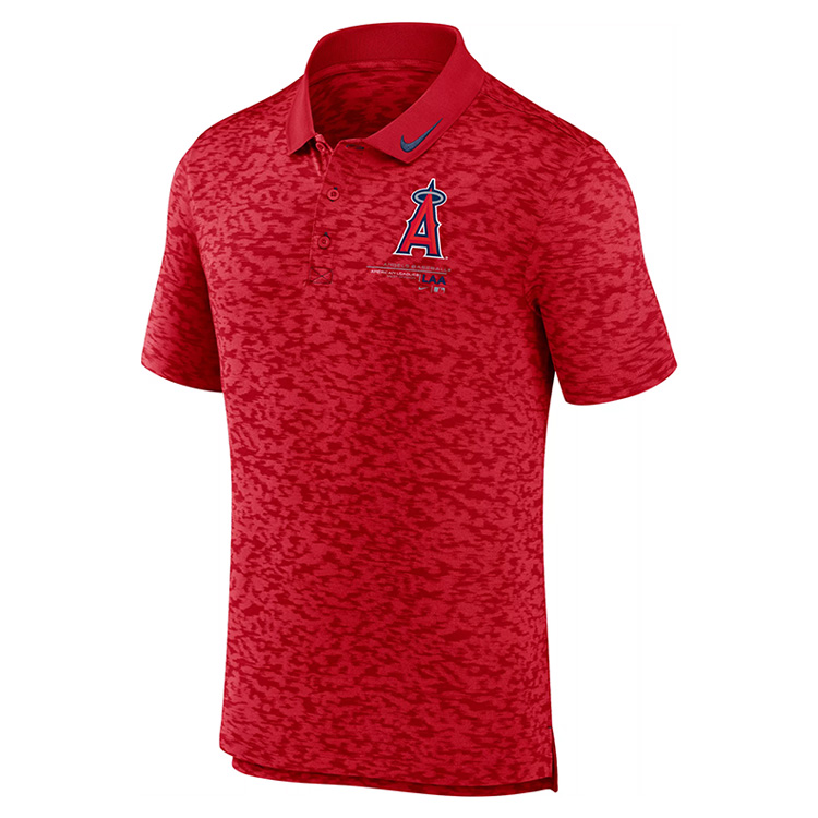 NIKE MLB GOLF Next Level Polo 半袖 ネクストレベル ポロシャツ LOS ANGELES ANGELS ロサンゼルス  エンゼルス NKGJ-036N-ANG-016