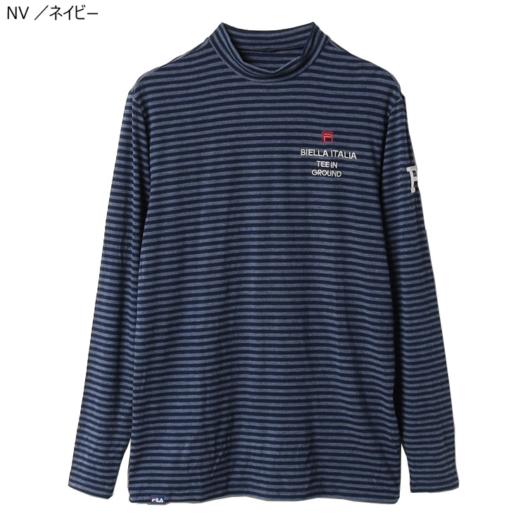 FILA（フィラ） ゴルフ メンズ モックネック長袖シャツ 782505 ゴルフ