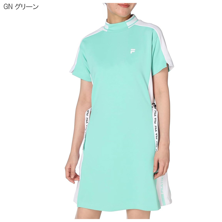 FILA GOLF フィラ ゴルフ レディース モックネックワンピース