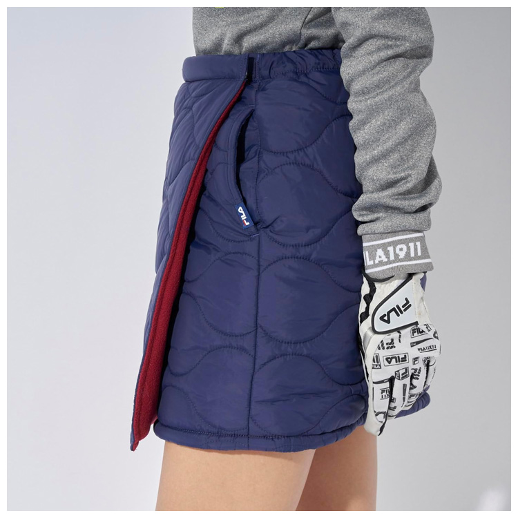 FILA（フィラ） ゴルフ レディス 中綿キルトラップスカート 793946