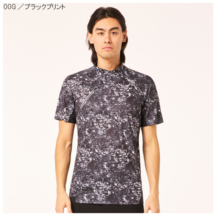 OAKLEY オークリー スカルコレクション ロゴ モックネック シャツ ウェア OAKLEY オークリー スカルコレクション ロゴ モックネック