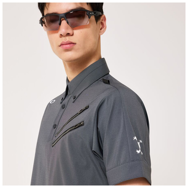 OAKLEY（オークリー） 半袖シャツ スカル クールストレッチ クロー