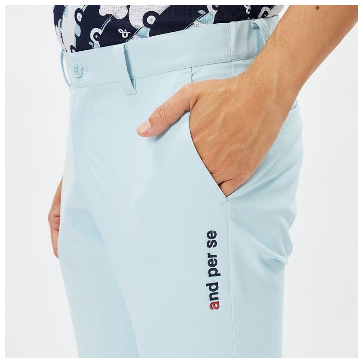 and per se パンツ and per se アンパスィ メンズ SWING DRYエアリーピケ パンツ