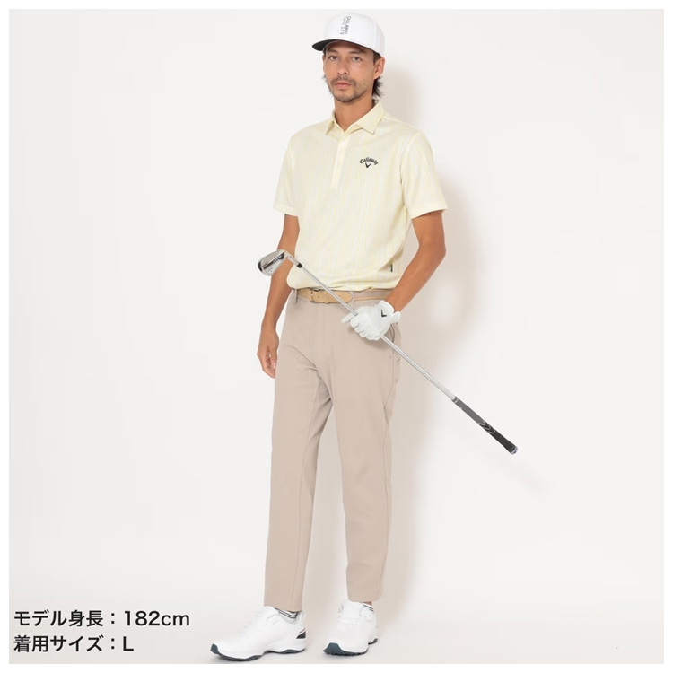 Callaway（キャロウェイ） ゴルフ メンズ かざあなメッシュストライプ