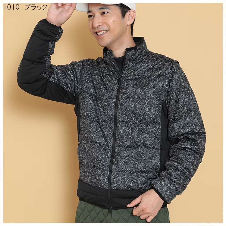 メンズ キャロウェイコレクション ブルゾン 2way ブラック Mサイズ Callaway - メンズ キャロウェイコレクション ブルゾン 2way