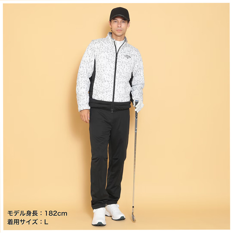 未使用 callaway 2way ブルゾン ベスト 千鳥格子 XL ゴルフ CALLAWAY(キャロウェイ) ベスト｜中古ゴルフウェア通販サイト