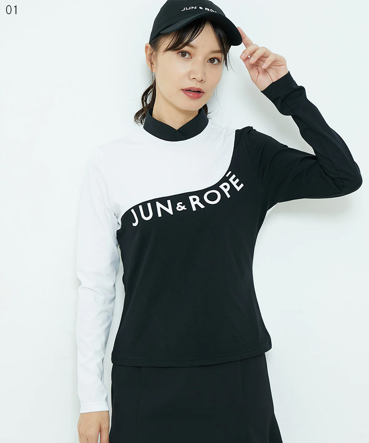 ジュン＆ロペ レディース L プライムフレックス チューリップ襟 プルオーバー JUN&ROPE' ジュン＆ロペ レディース プライムフレックス