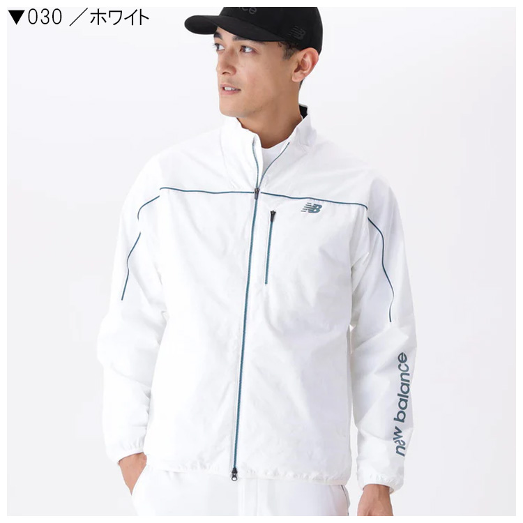 （新品•新作）価格見直しアンパスィメンズゴルフ　ウィンドシャッター袖防風Lサイズ New Balance（ニューバランス） ゴルフ メンズ マットタフタ ロゴ