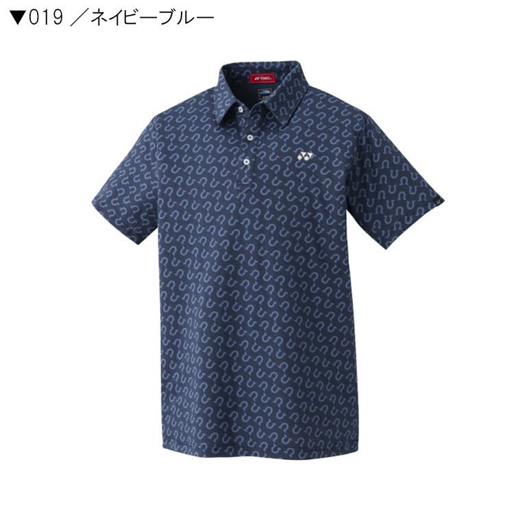 YONEX ヨネックス メンズ 総柄ポロシャツ ベリークール涼感