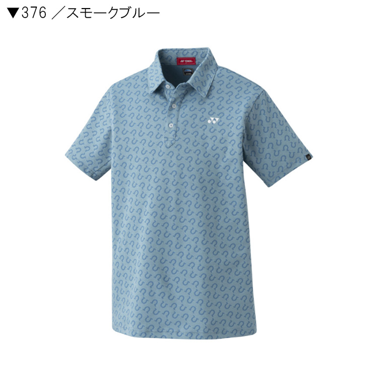 YONEX ヨネックス メンズ 総柄ポロシャツ ベリークール涼感
