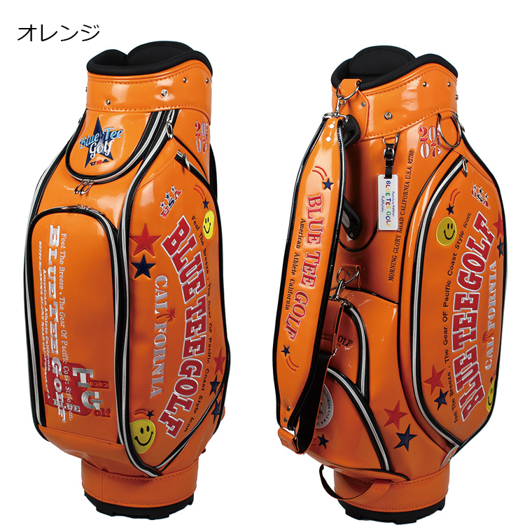 ブルーティーゴルフ エナメル キャディバッグ BLUE TEE GOLF CB-005 : btg-cb005 : Golkin Yahoo!ショップ  - 通販 - Yahoo!ショッピング