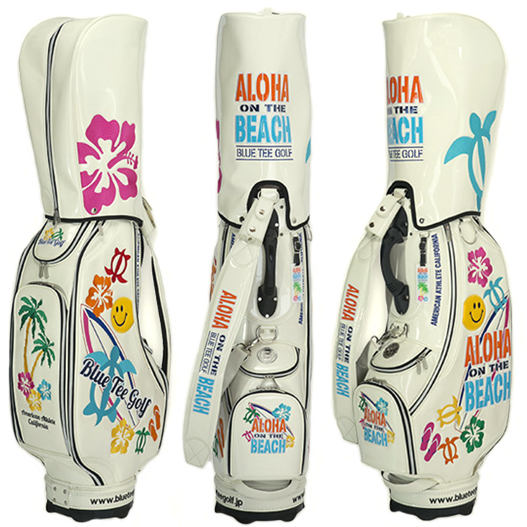 Bluetee Golf Aloha on the Beach ゴルフバッグ BLUE TEE GOLF ブルーティーゴルフ ALOHA ON THE BEACH スタンド