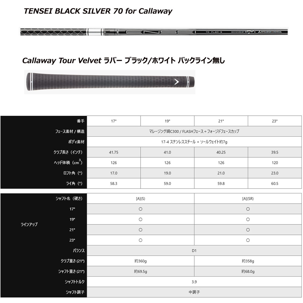 キャロウェイ (Callaway) ユーティリティウッド APEX UW 26 メンズ