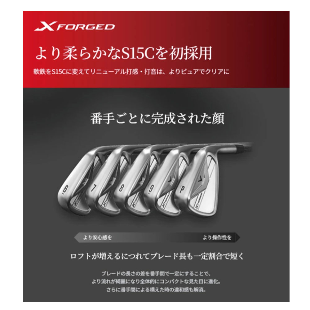 Callaway（キャロウェイ） ゴルフ エックス フォージド アイアンセット