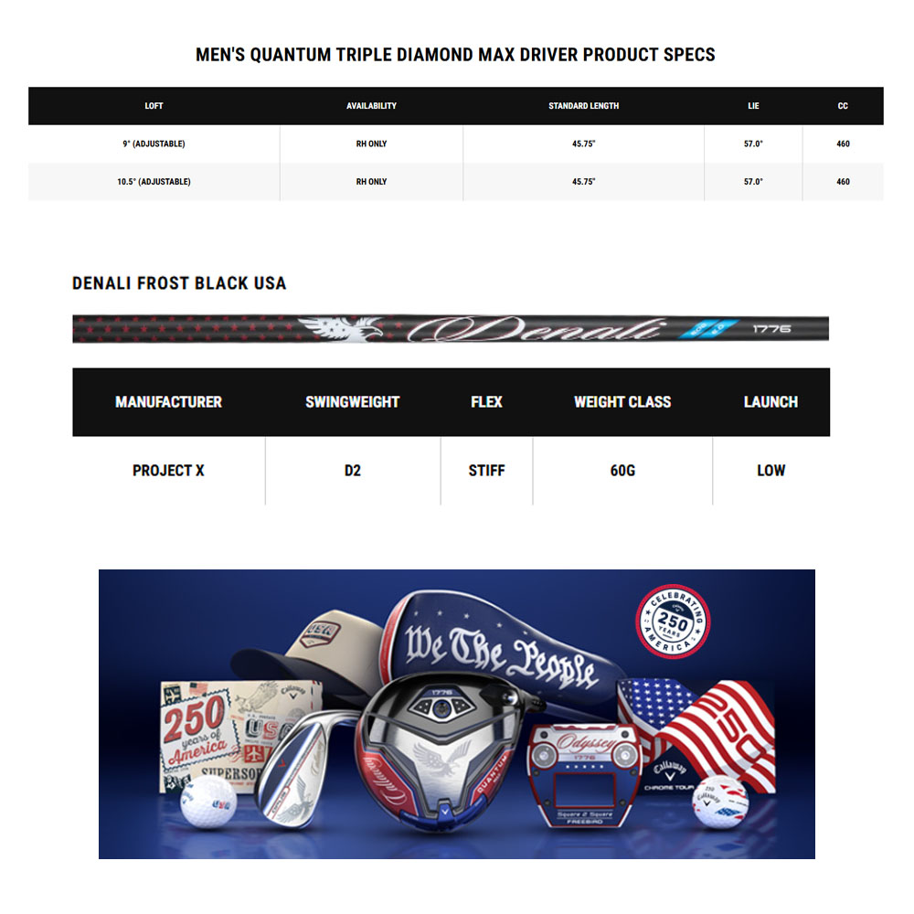 Callaway（キャロウェイ） (USモデル) ゴルフ Callaway USA 250 限定